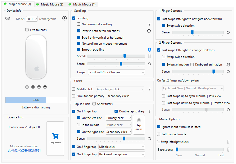 Magic Mouse Utilities screenshot